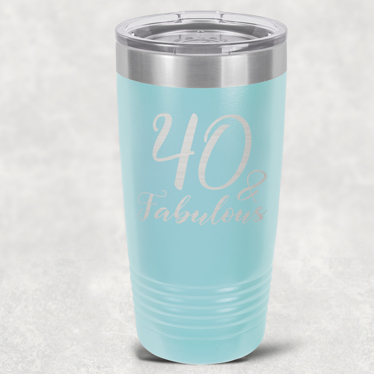 40 and Fabulous Stainless Steel Tumbler