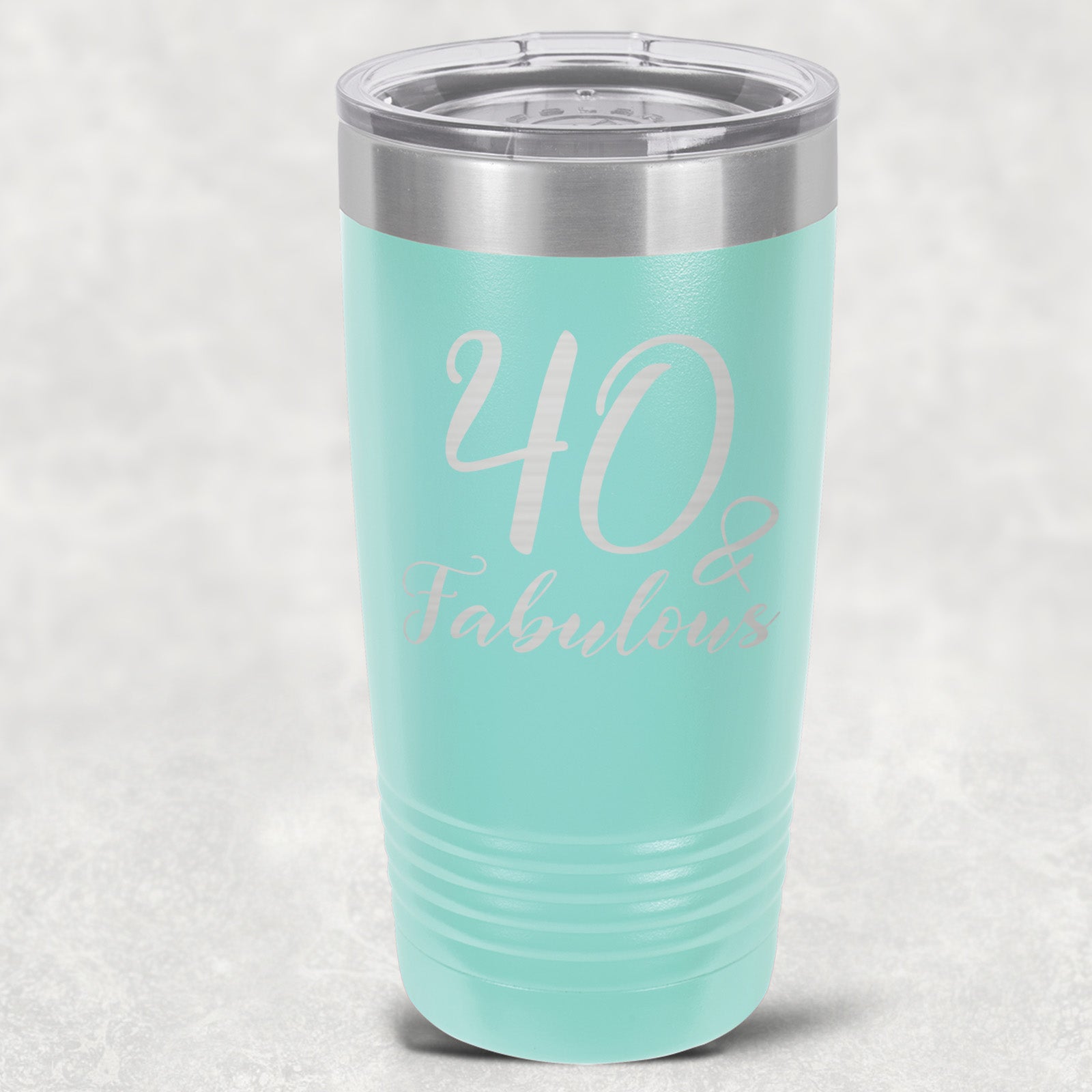 40 and Fabulous Stainless Steel Tumbler