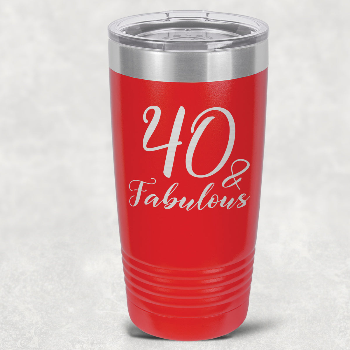 40 and Fabulous Stainless Steel Tumbler