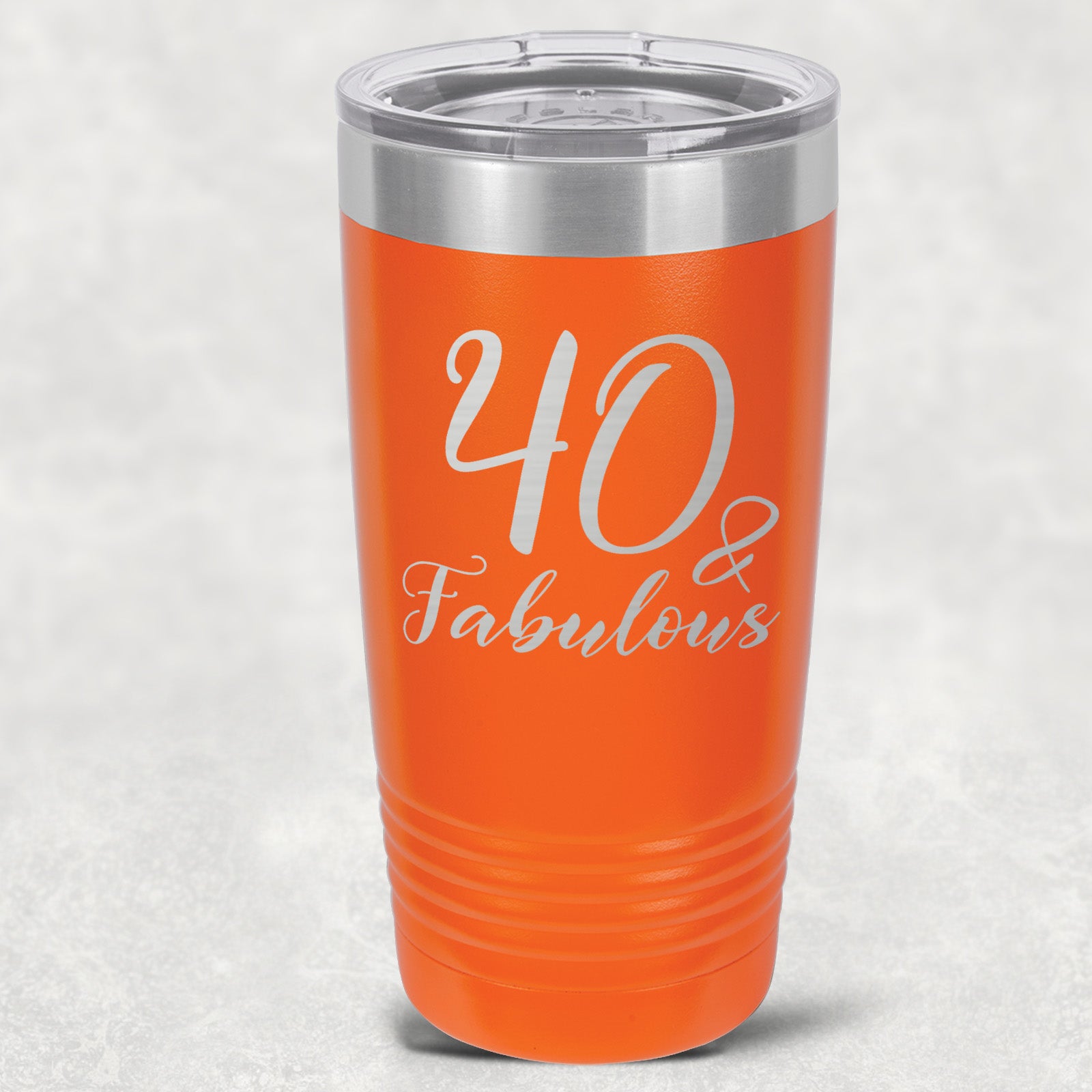 40 and Fabulous Stainless Steel Tumbler