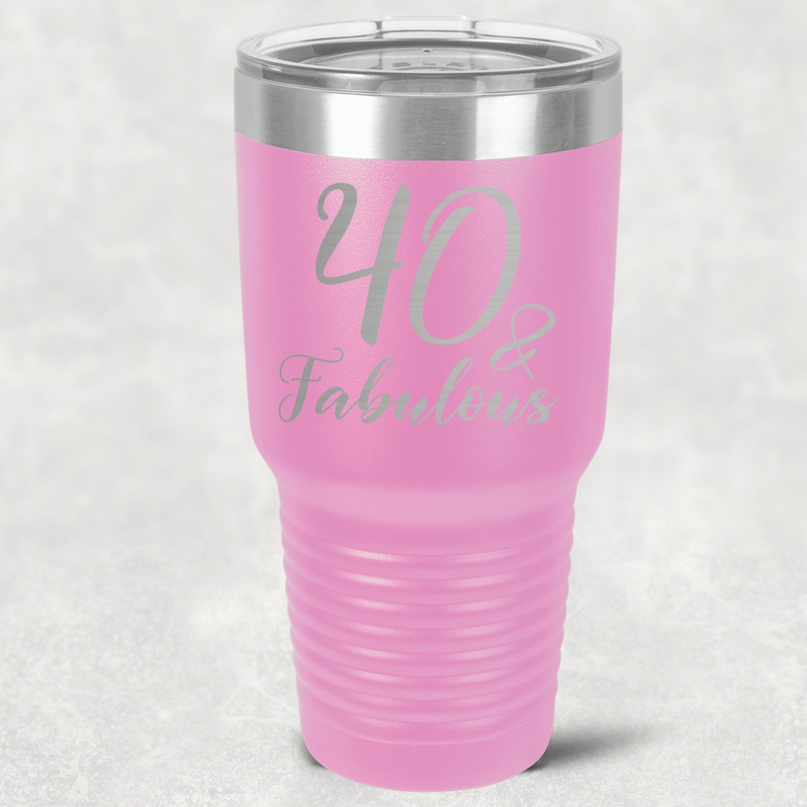 40 and Fabulous Stainless Steel Tumbler