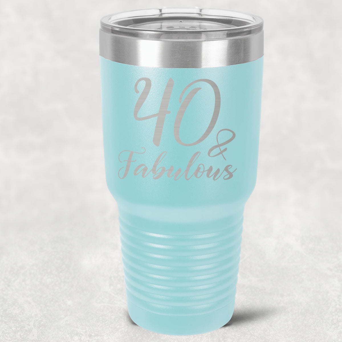 40 and Fabulous Stainless Steel Tumbler