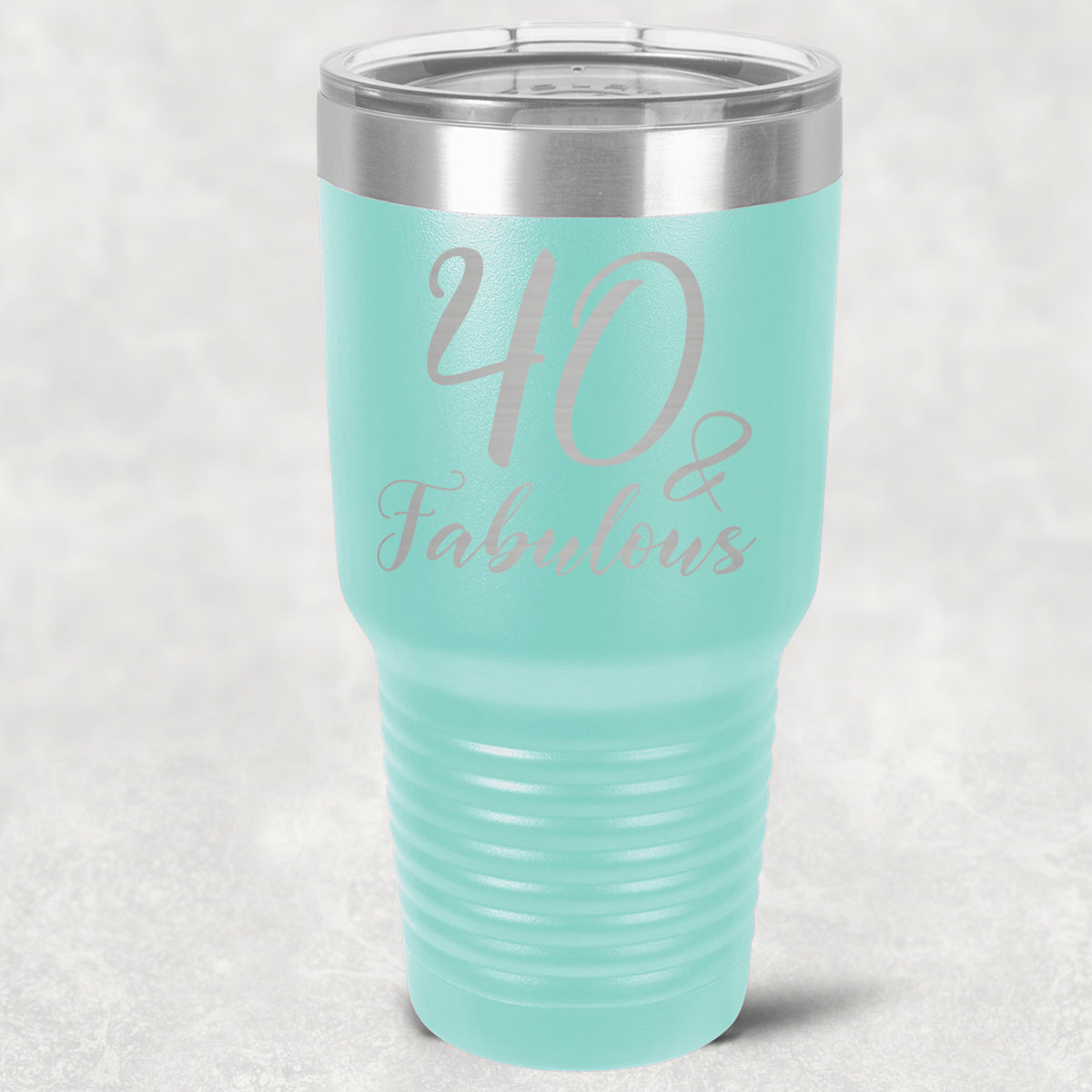 40 and Fabulous Stainless Steel Tumbler