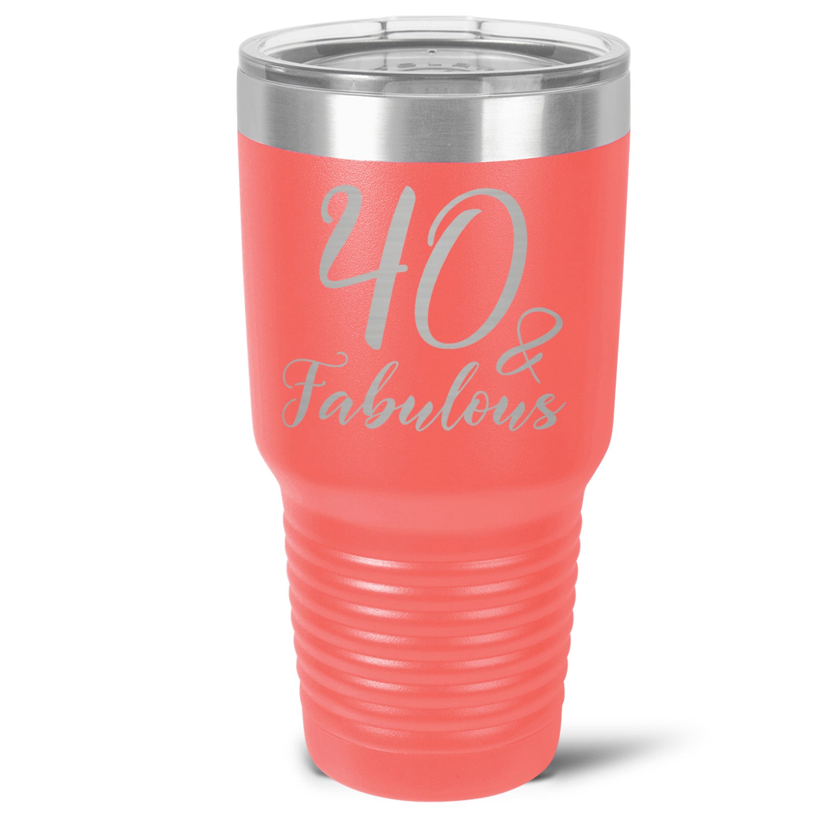 40 and Fabulous Stainless Steel Tumbler