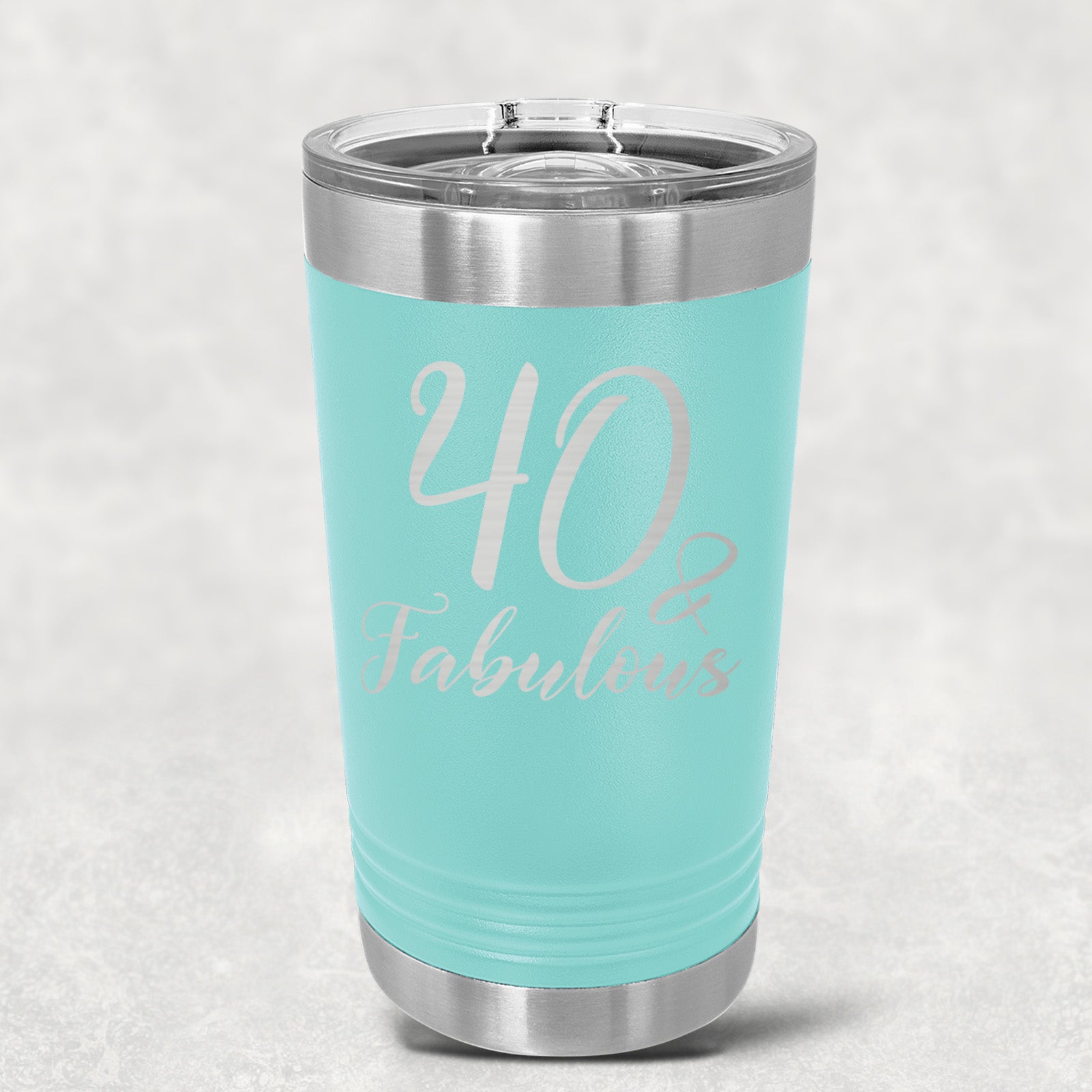 40 and Fabulous Stainless Steel Tumbler