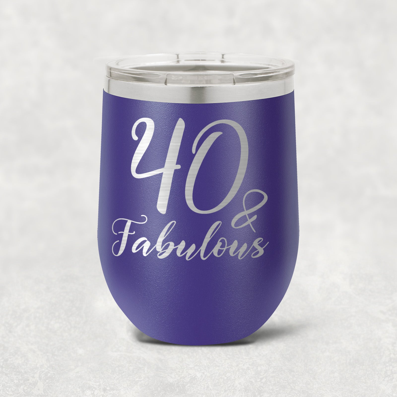 40 and Fabulous Stainless Steel Tumbler