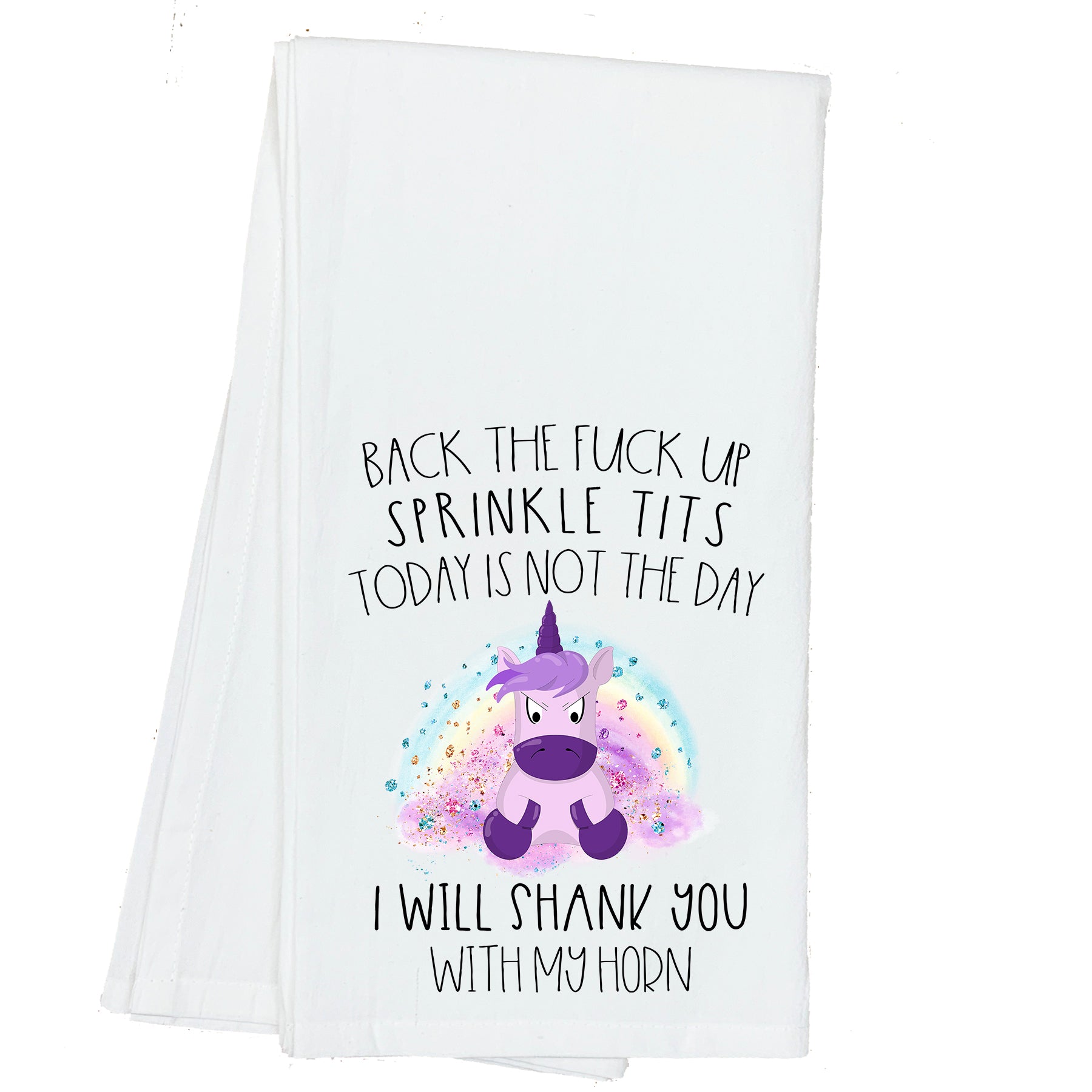 Back the Fuck Up Sprinkle Tits Towel