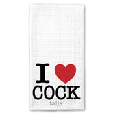 I Heart Cock(tails) Towel