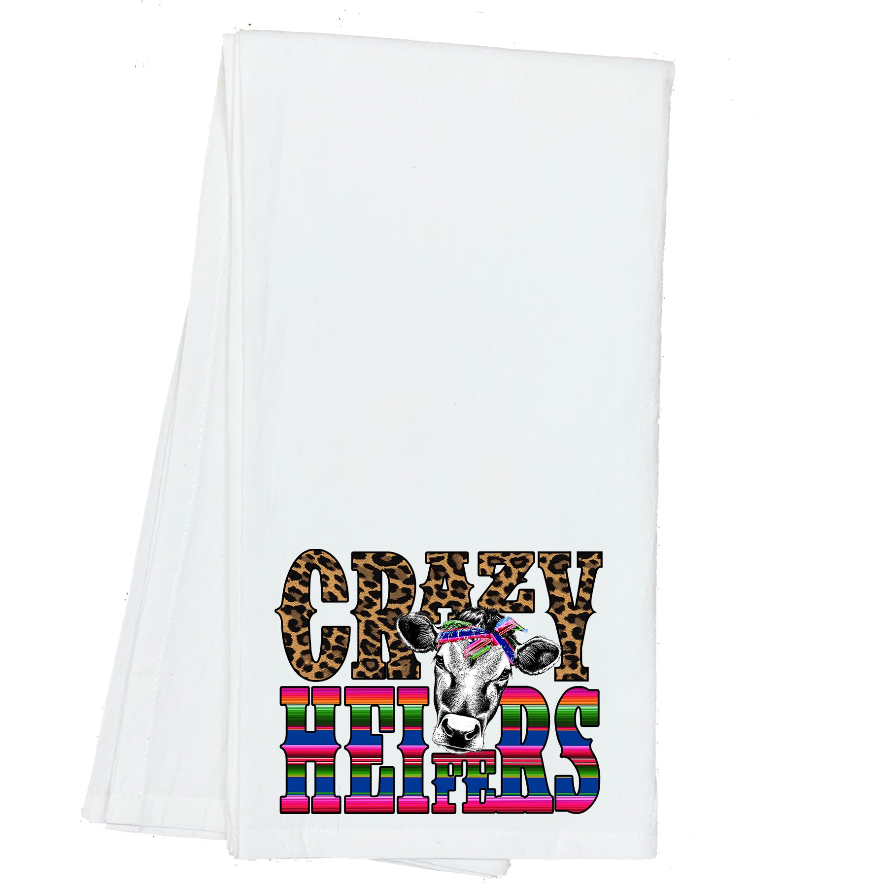 Crazy Heifers Cow Towel