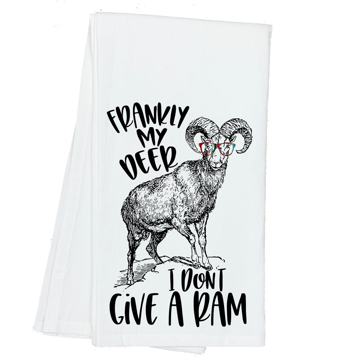 Frankly my Deer, I don't give a Ram Towel