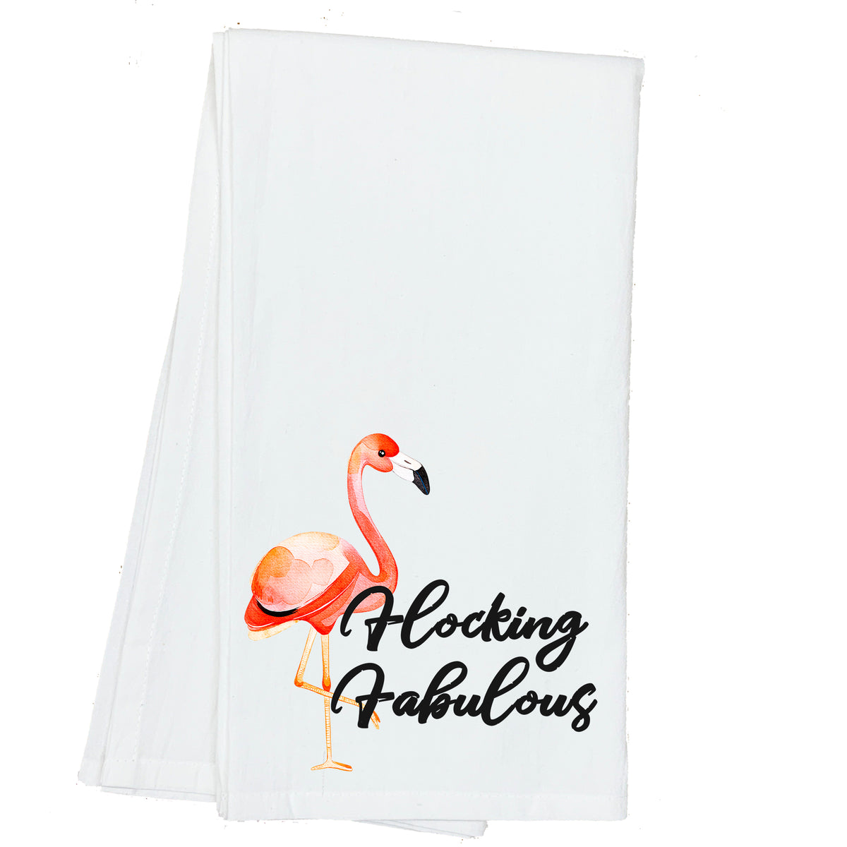 Flocking Fabulous Flamingo Towel