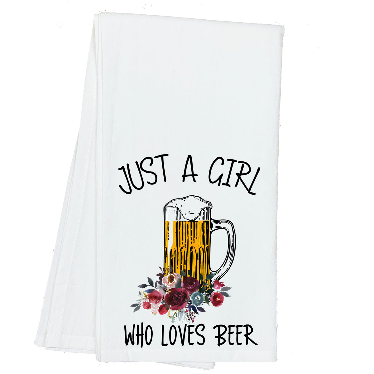 Just a Girl who Loves Beer Towel