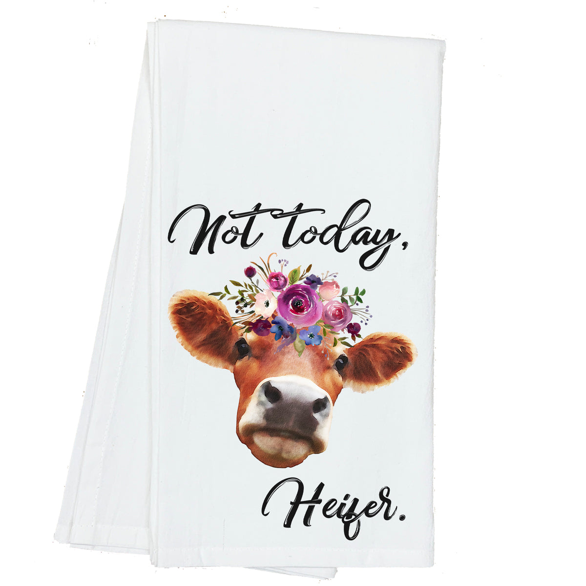 Not today, Heifer Towel