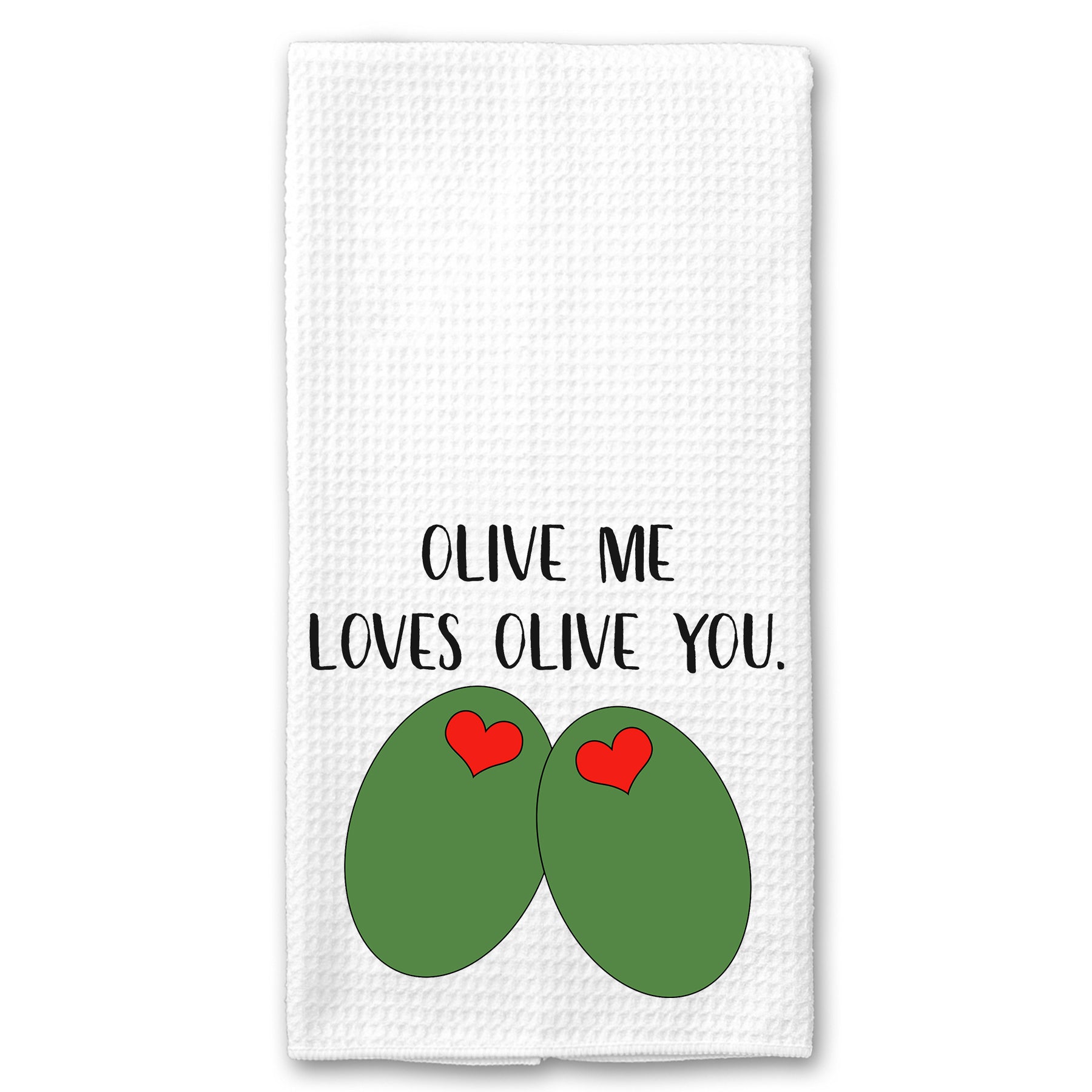 Olive me Loves Olive You Towel