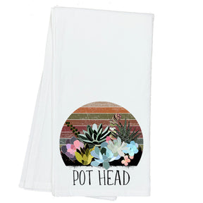 Pot Head Succulent Towel