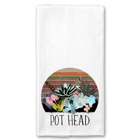 Pot Head Succulent Towel