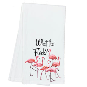 What the Flock? Flamingo Towel