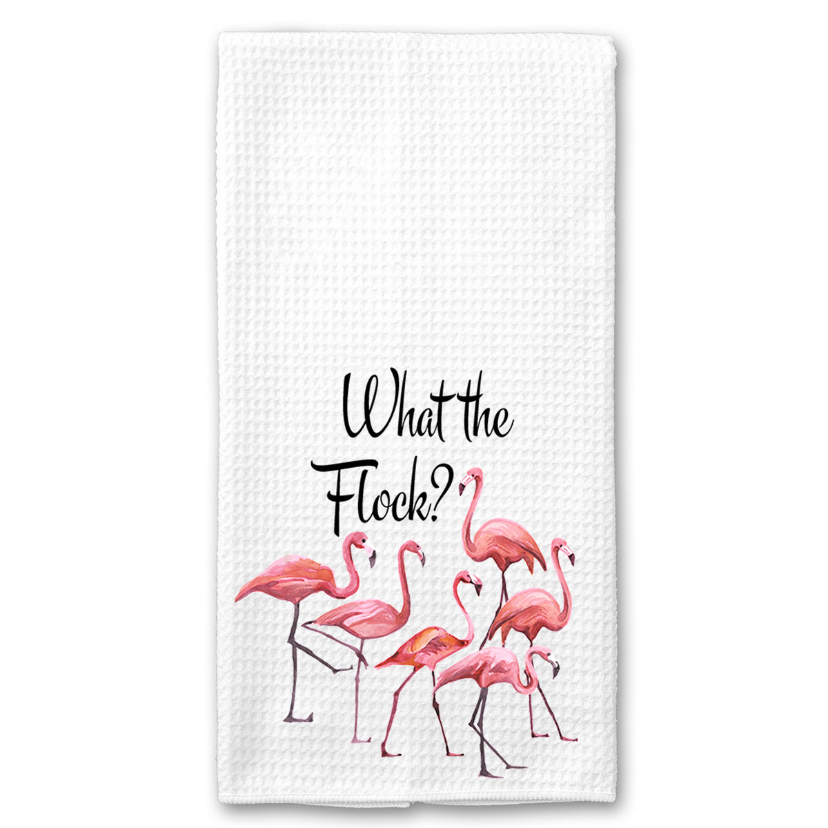 What the Flock? Flamingo Towel