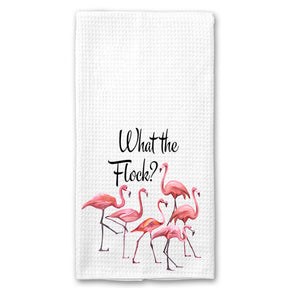 What the Flock? Flamingo Towel