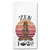 Zen as Fuck Retro Yoga Towel