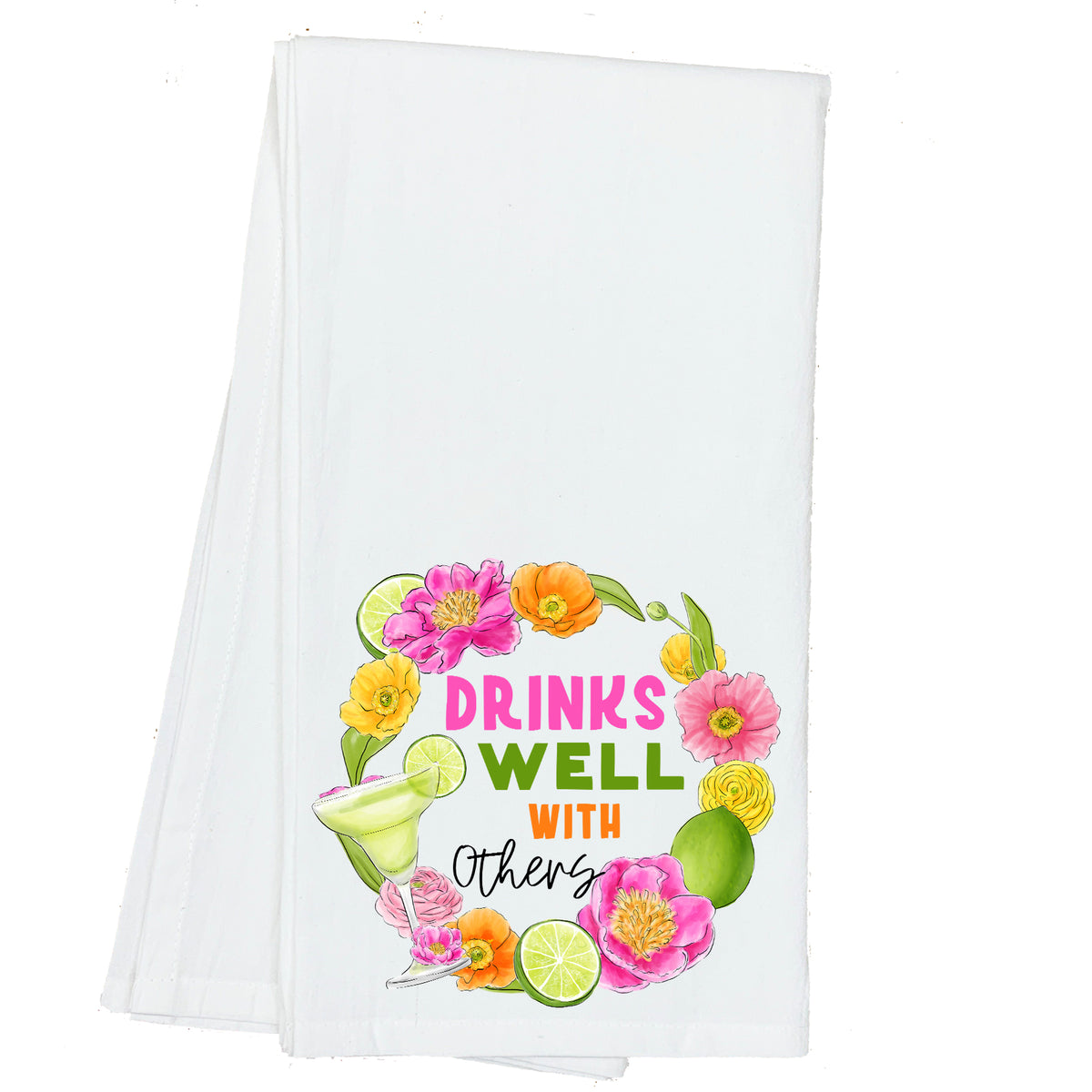 Drinks well with Others Tropical Drink Towel