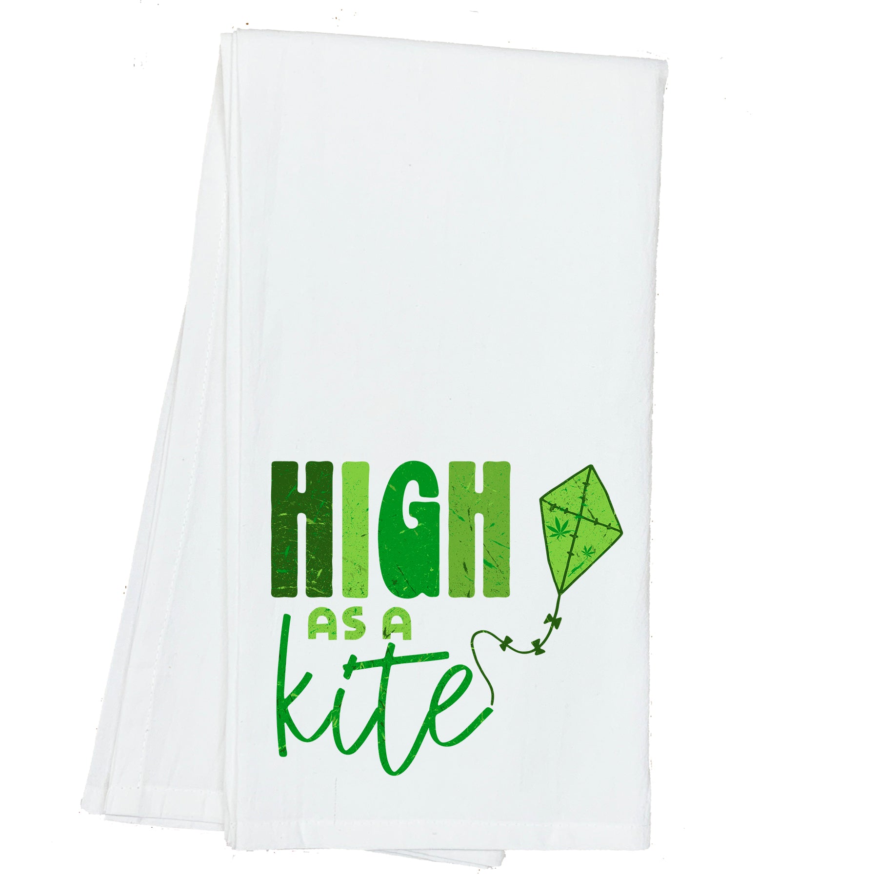 High as a Kite Cannabis Marijuana Towel