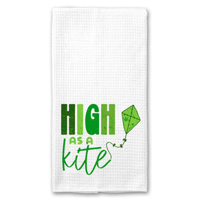 High as a Kite Cannabis Marijuana Towel