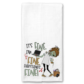 It's Fine, I'm Fine, Everything's Fine Zombie Towel