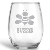 Buzzed Stemless Wine Glass