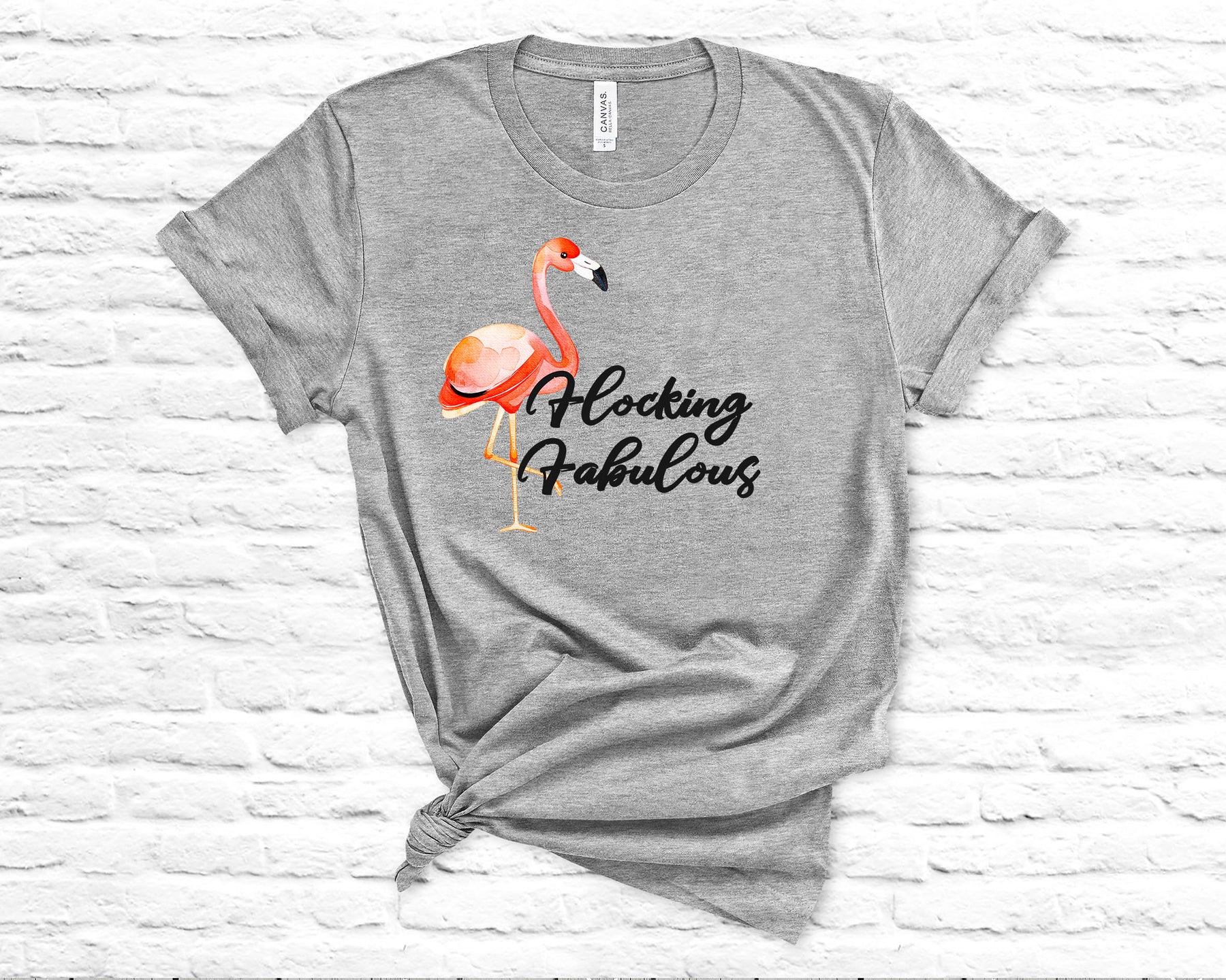 Flocking Fabulous Funny Flamingo T-Shirt