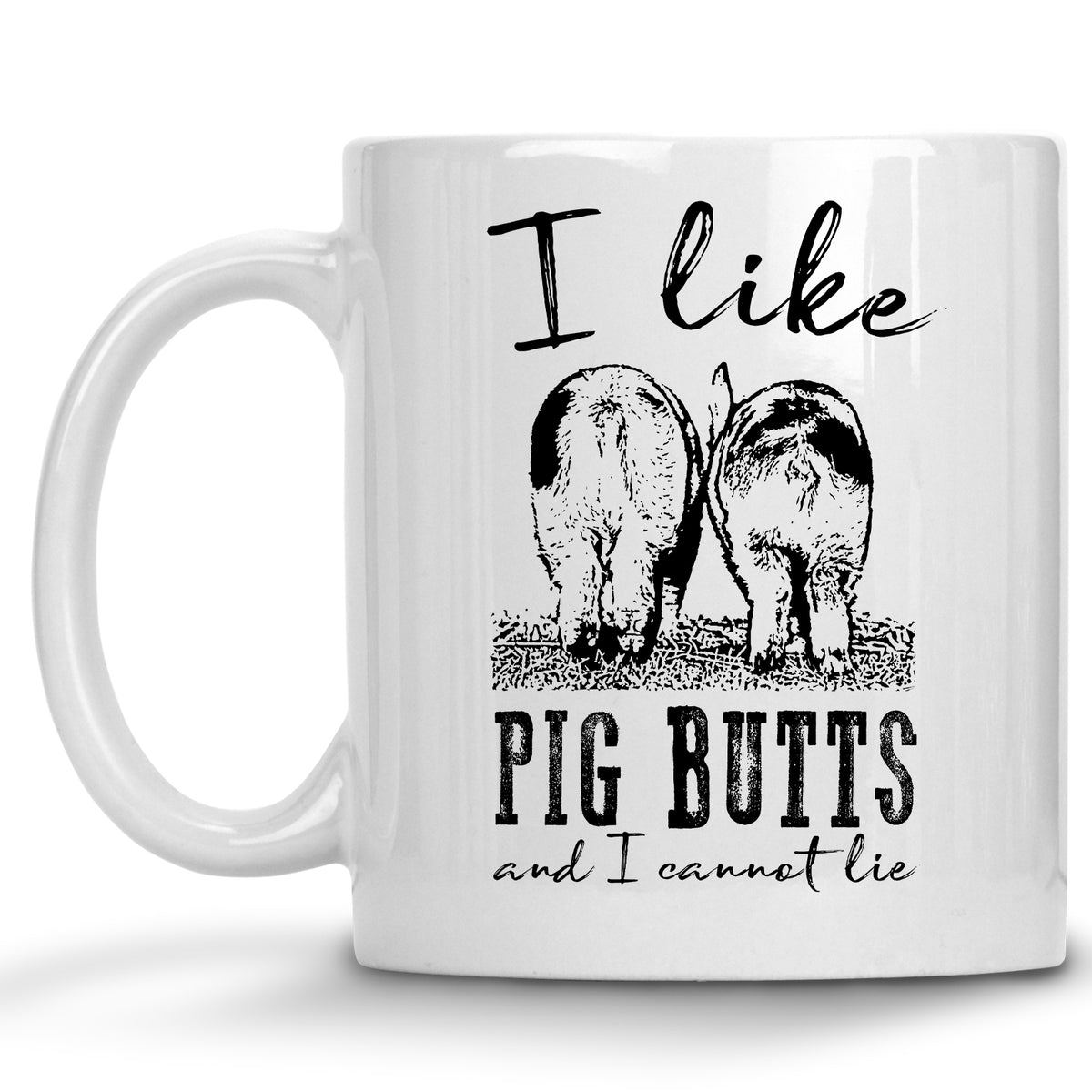 I Like Pig Butts and I cannot Lie Mug