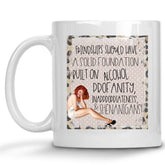 Friendships should have a Solid Foundation Retro Pinup Mug