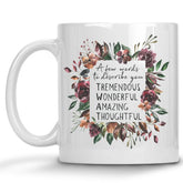 T-W-A-T Wreath Mug