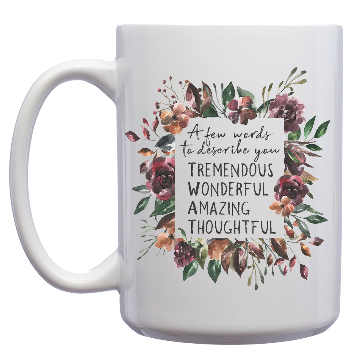 T-W-A-T Wreath Mug