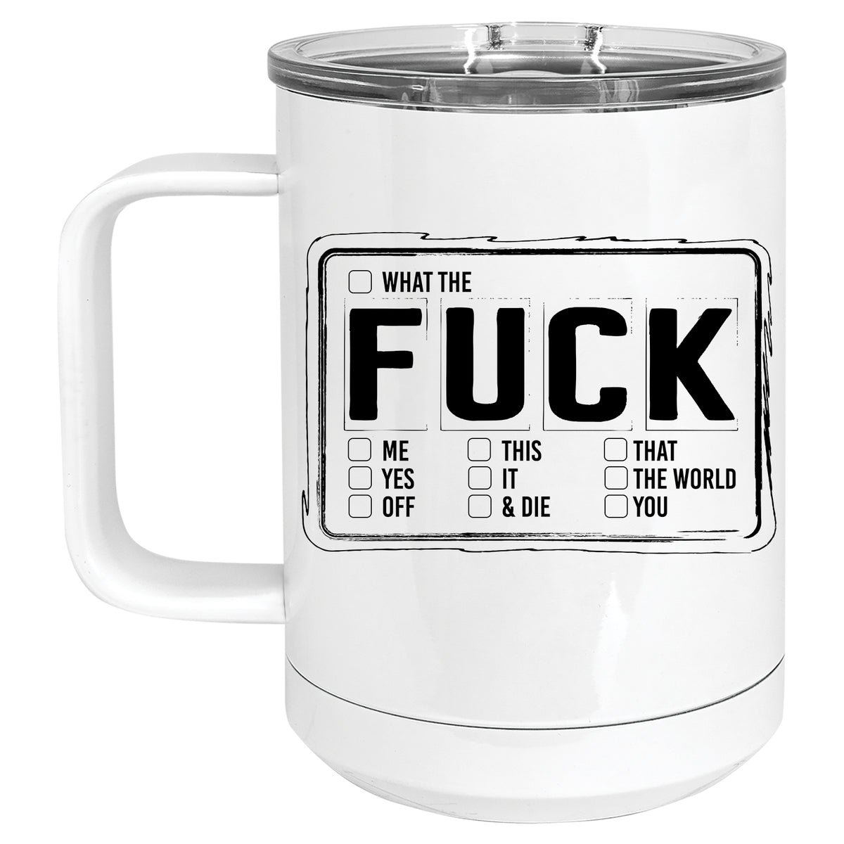 Fuck Checkbox Mug