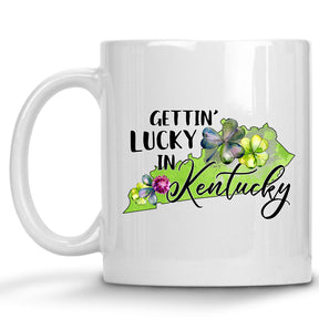 Gettin' Lucky in Kentucky Mug