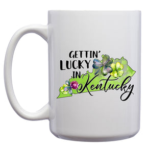 Gettin' Lucky in Kentucky Mug