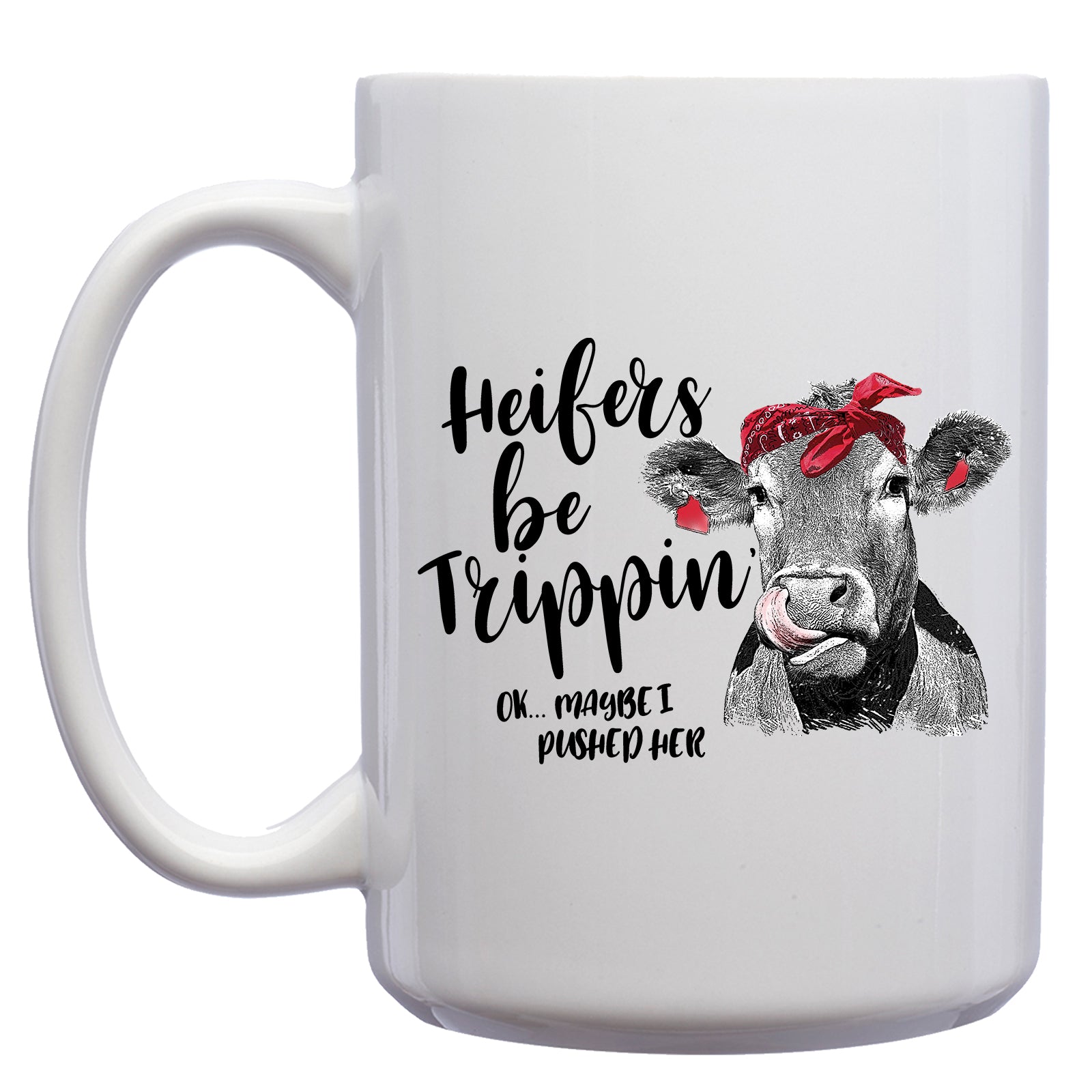 Heifers bet Trippin' Ok, maybe I Pushed Her Mug