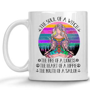 Soul of a Which Retro Yoga Mug