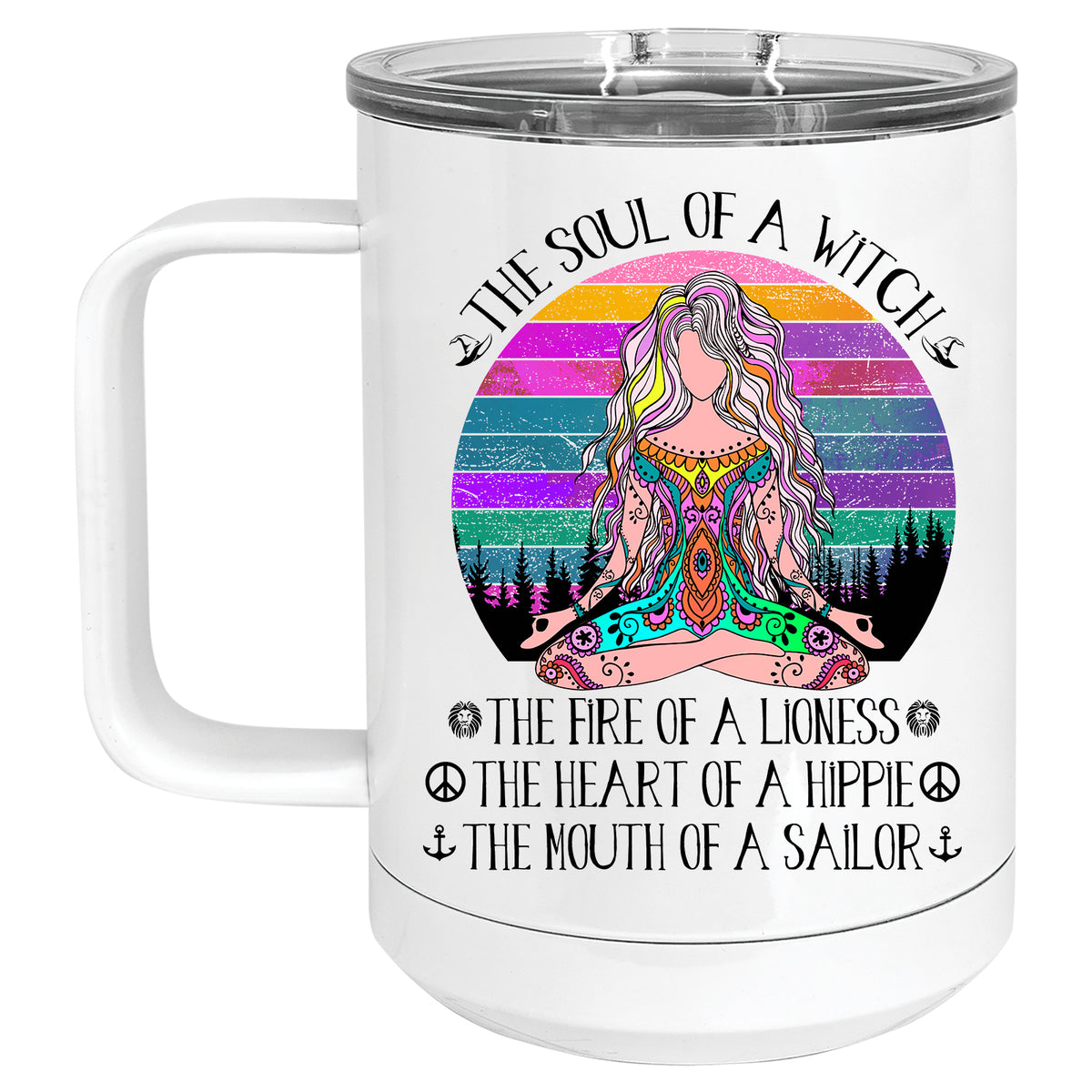 Soul of a Which Retro Yoga Mug