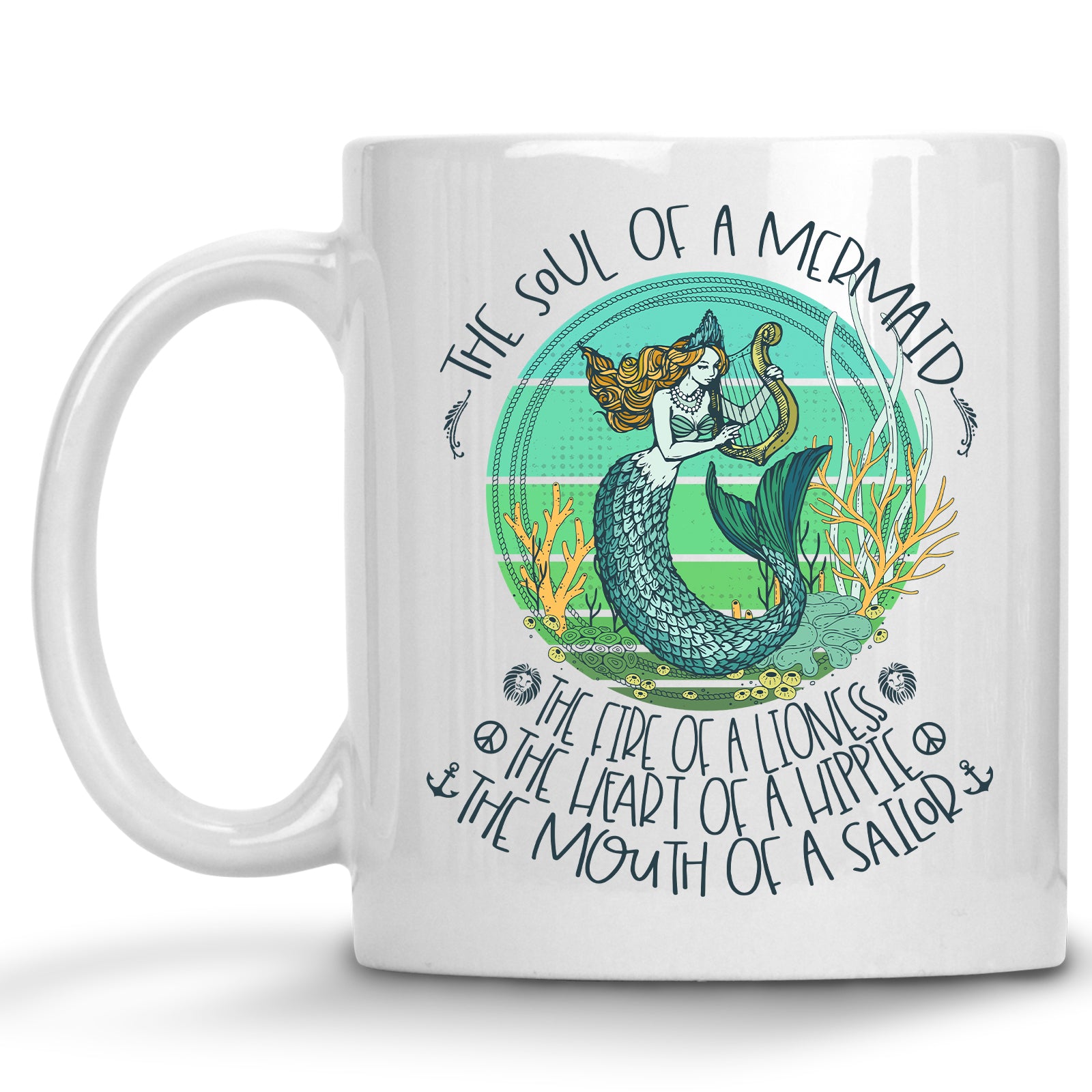 Soul of a Mermaid Retro Mug