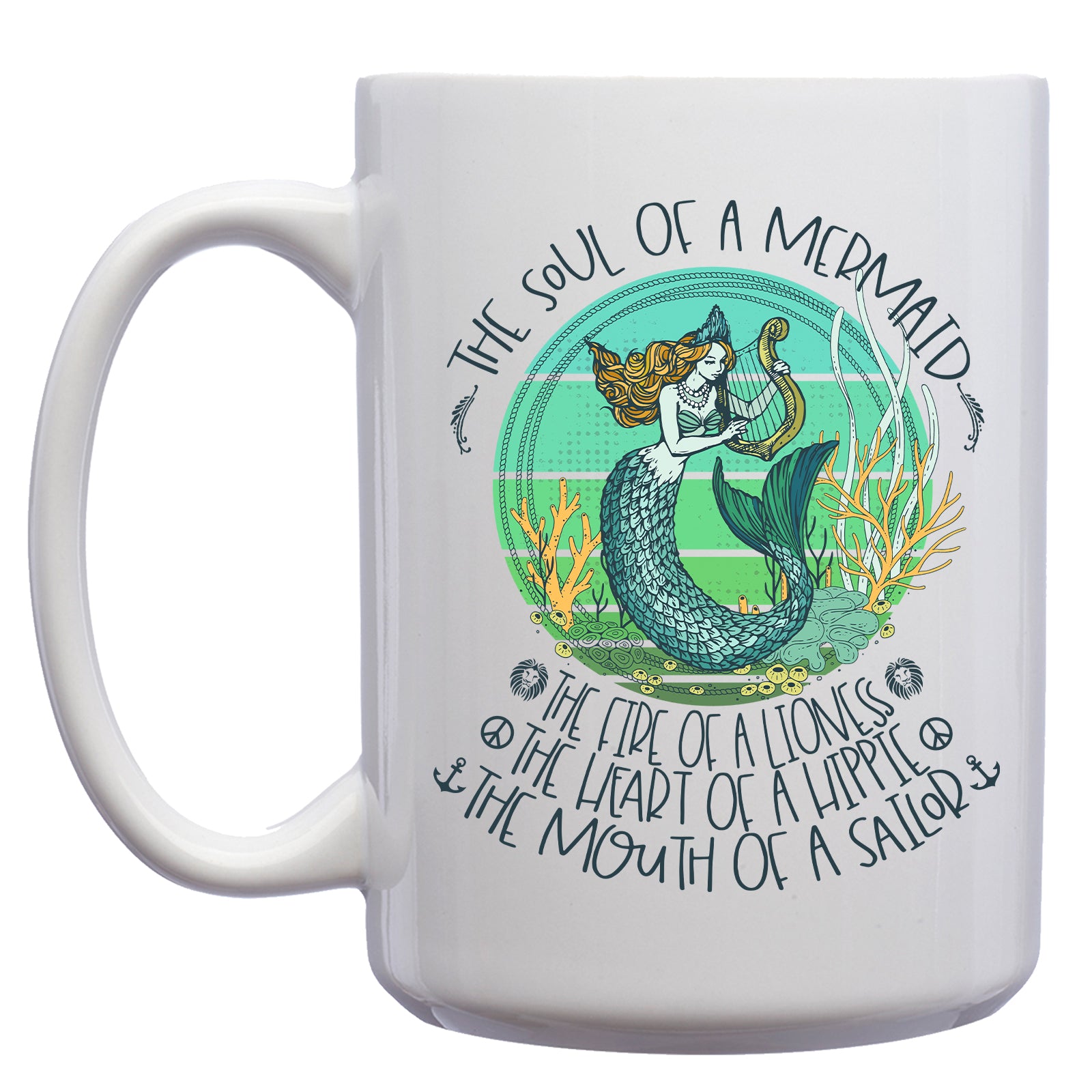 Soul of a Mermaid Retro Mug