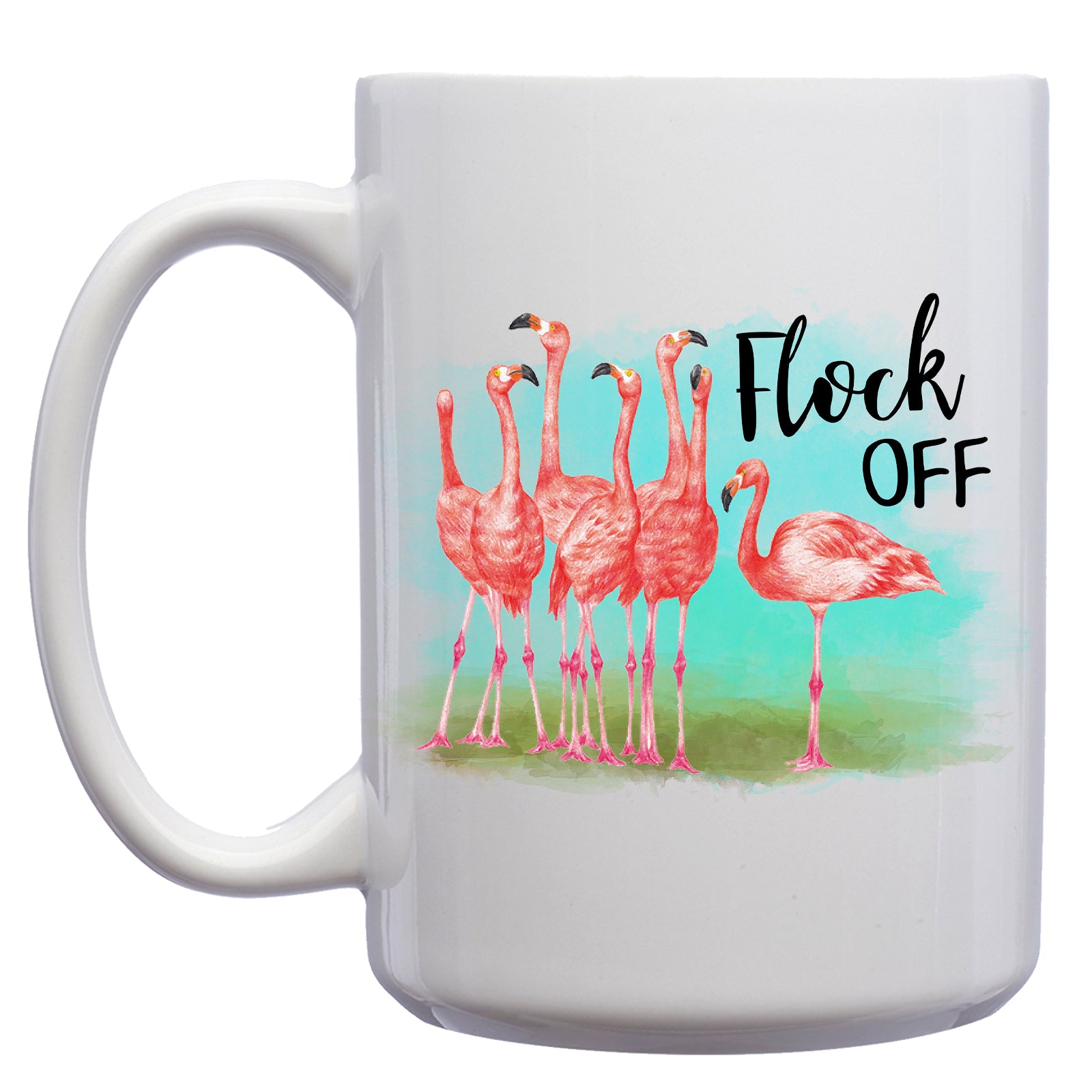 Flock Off! Flamingo Mug