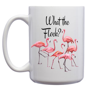 What the Flock! Flamingo Mug