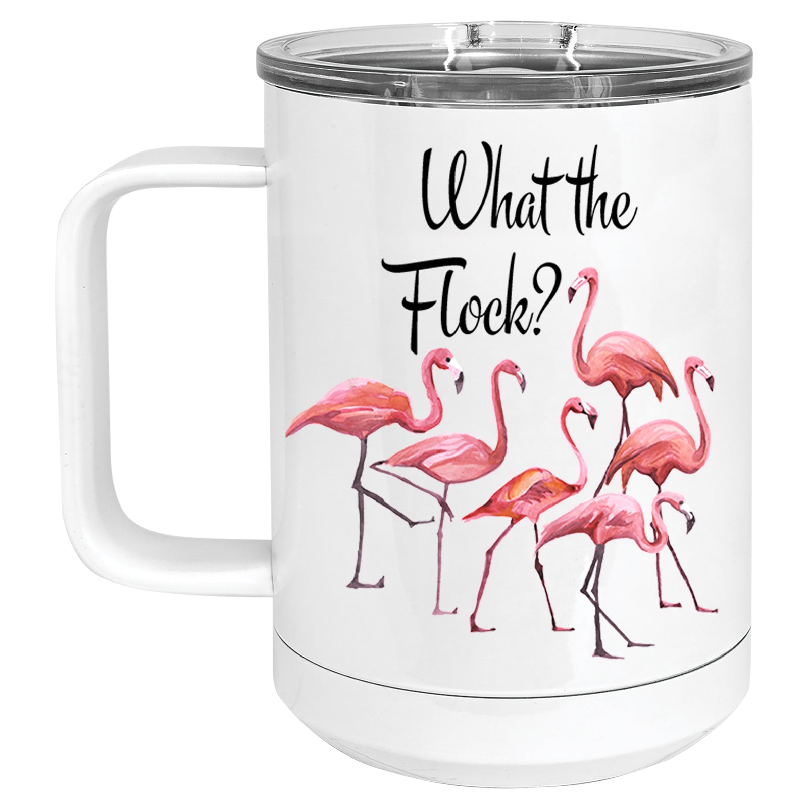 What the Flock! Flamingo Mug