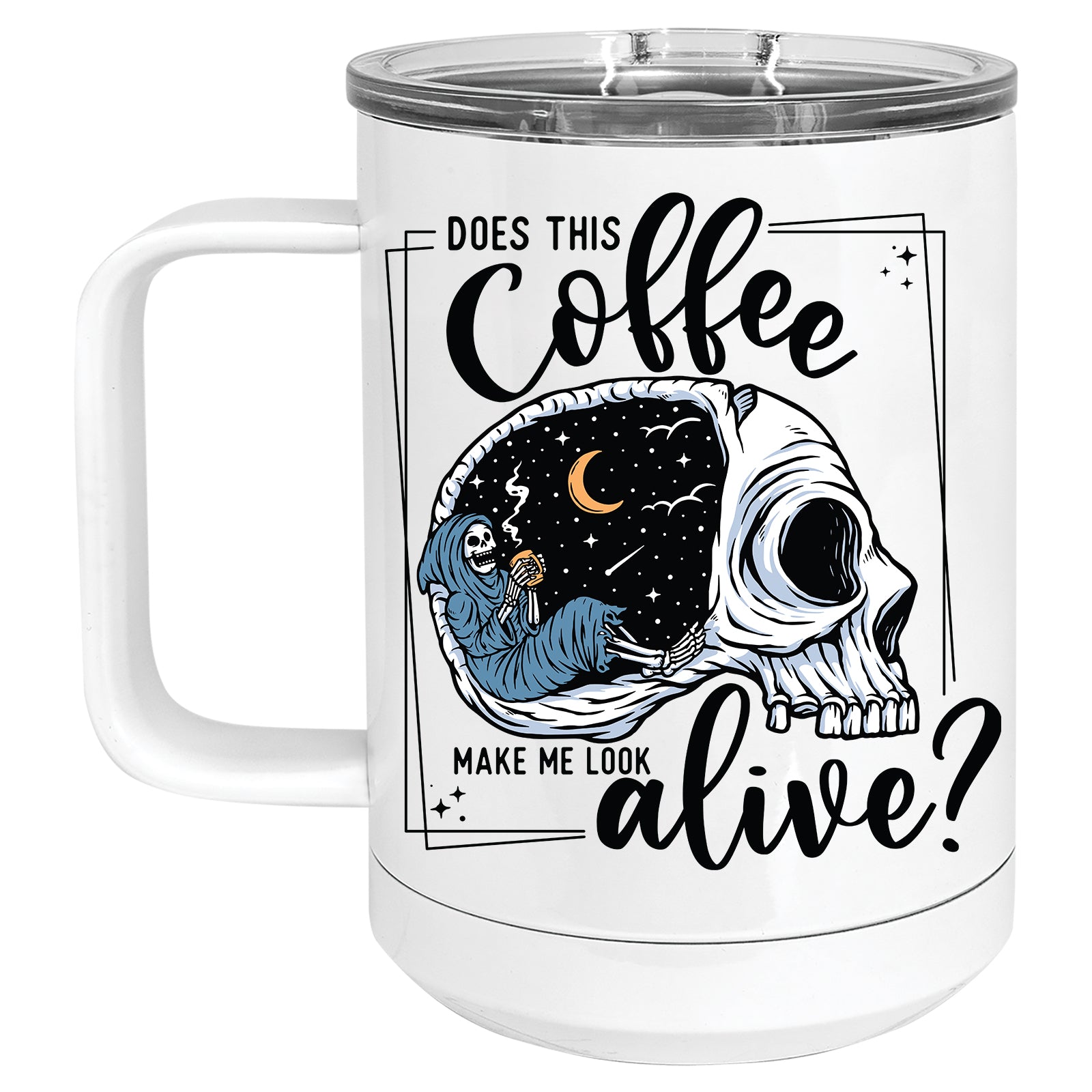 Does this Coffee Make me Look Alive? Mug