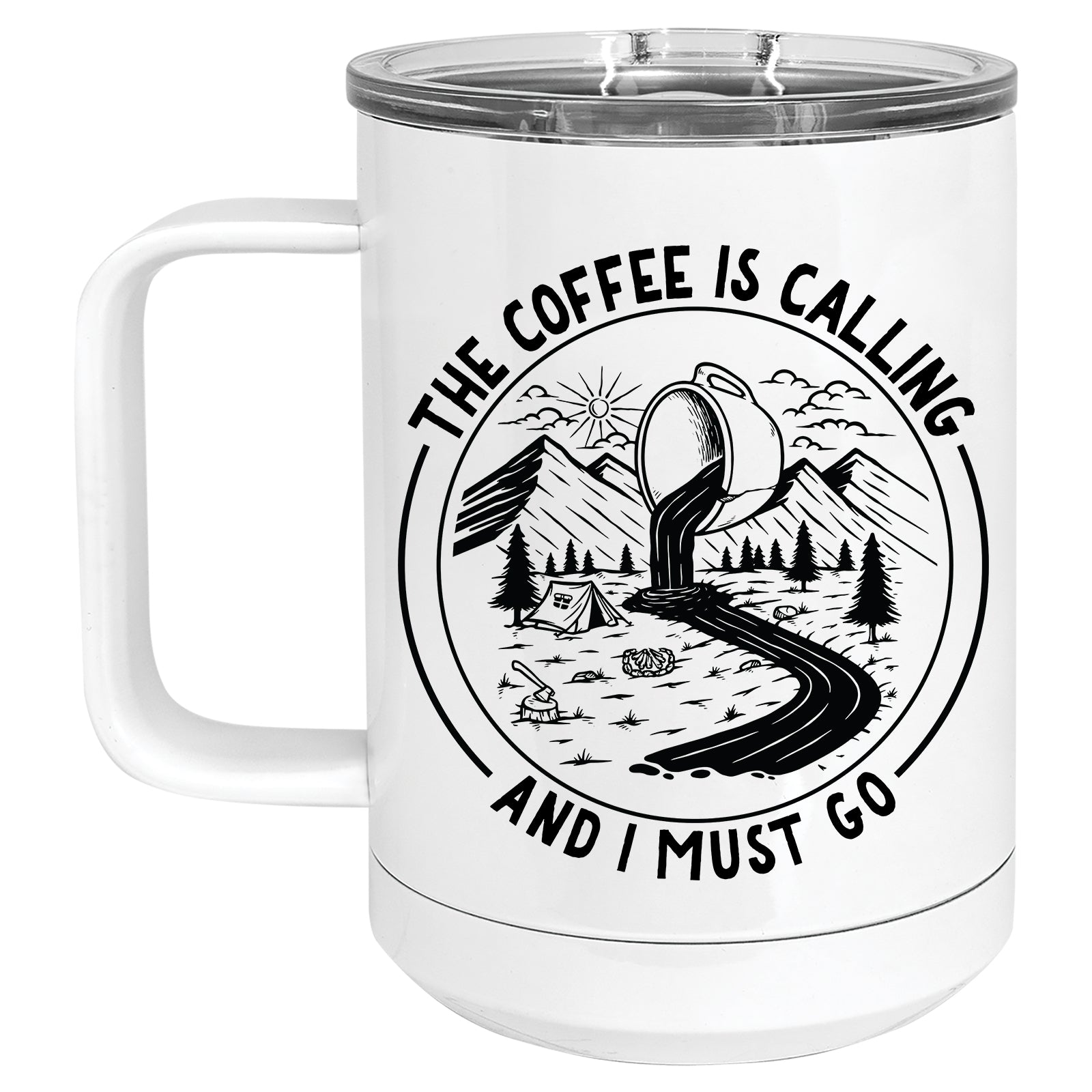 The Coffee is Calling and I must Go Mug