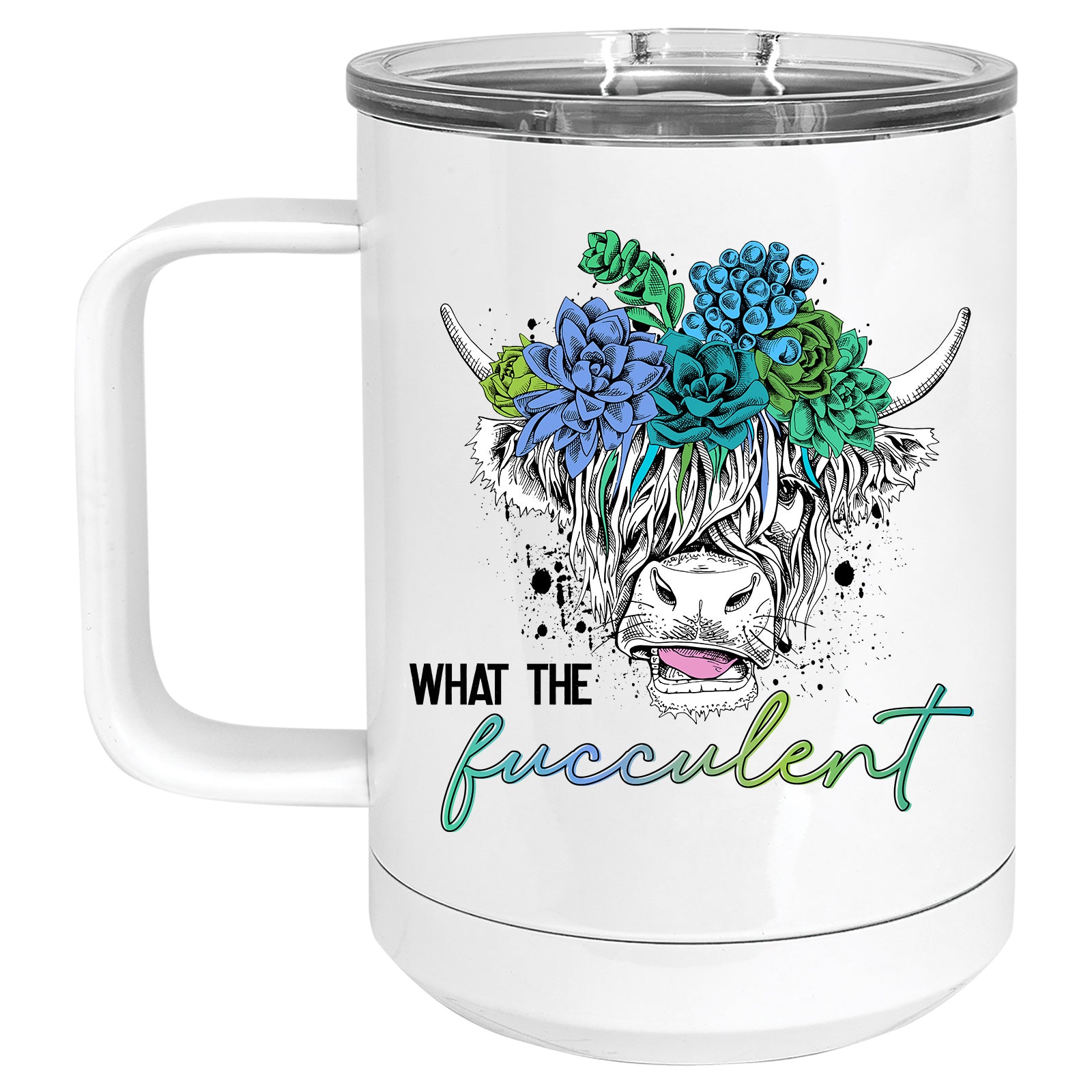 What the Fucculent Succulent Cow Mug