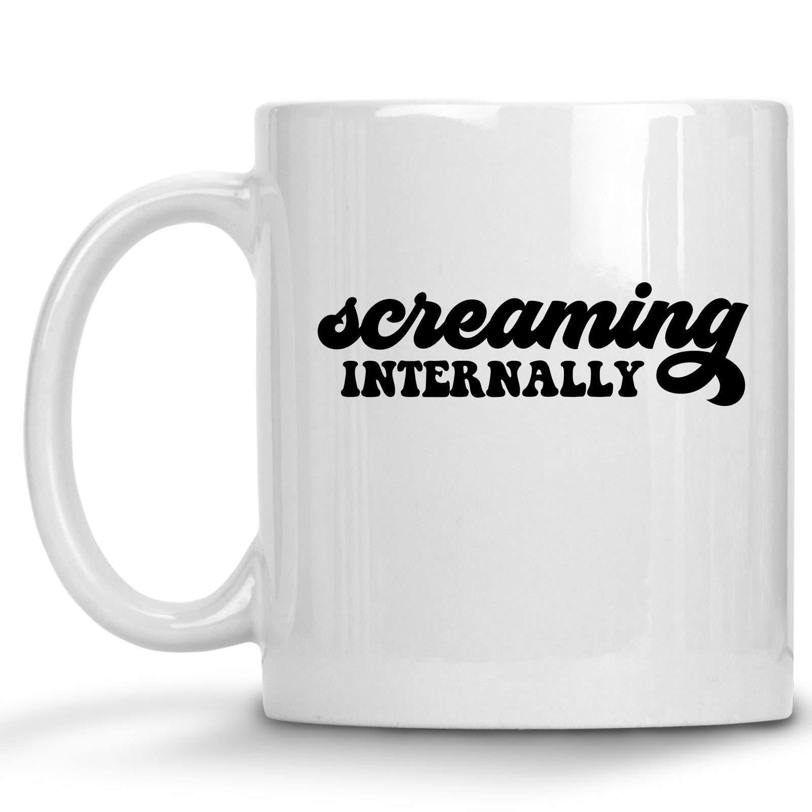 Screaming Internally Mug