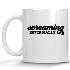 Screaming Internally Mug